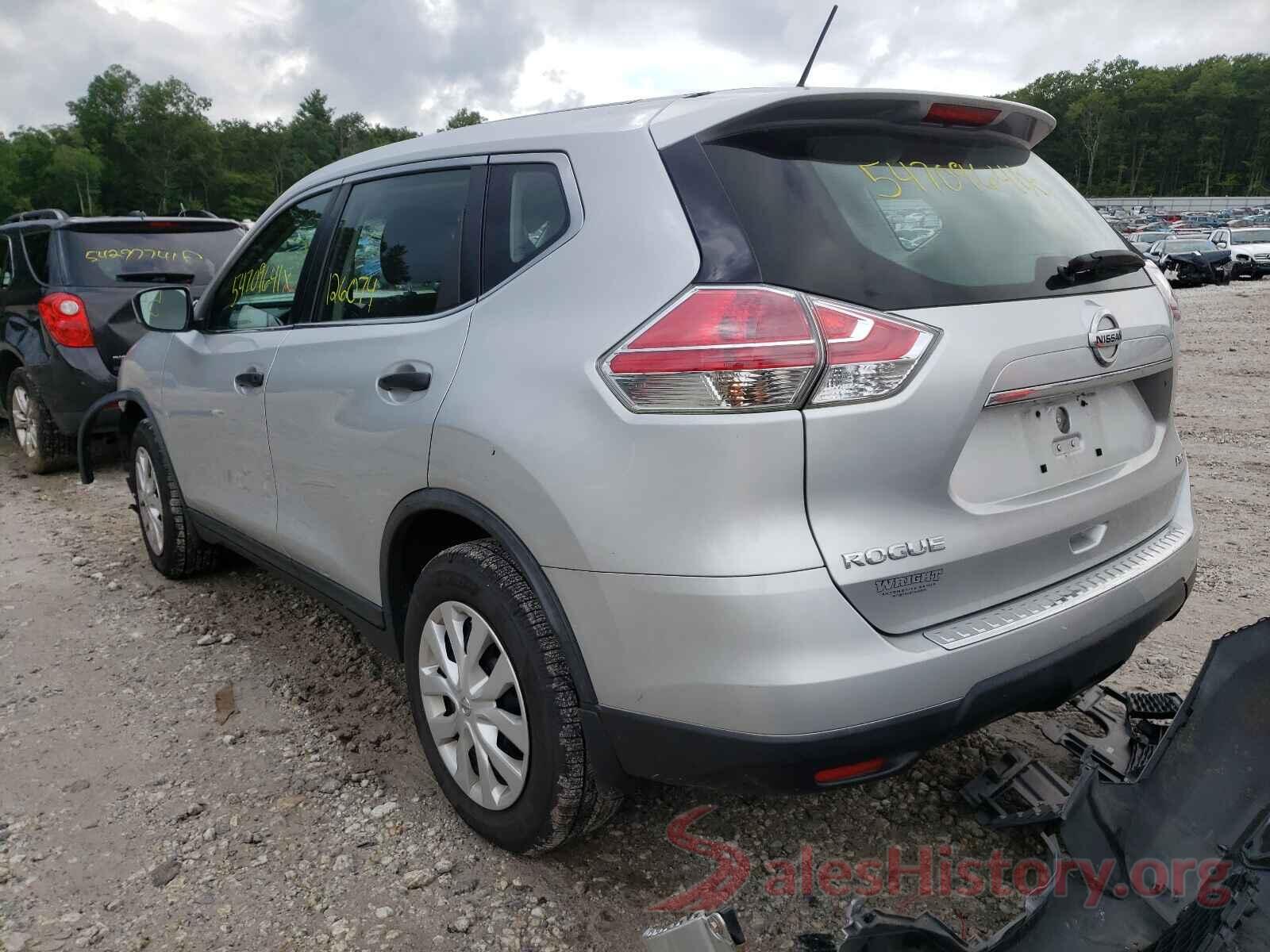 KNMAT2MV8GP657711 2016 NISSAN ROGUE