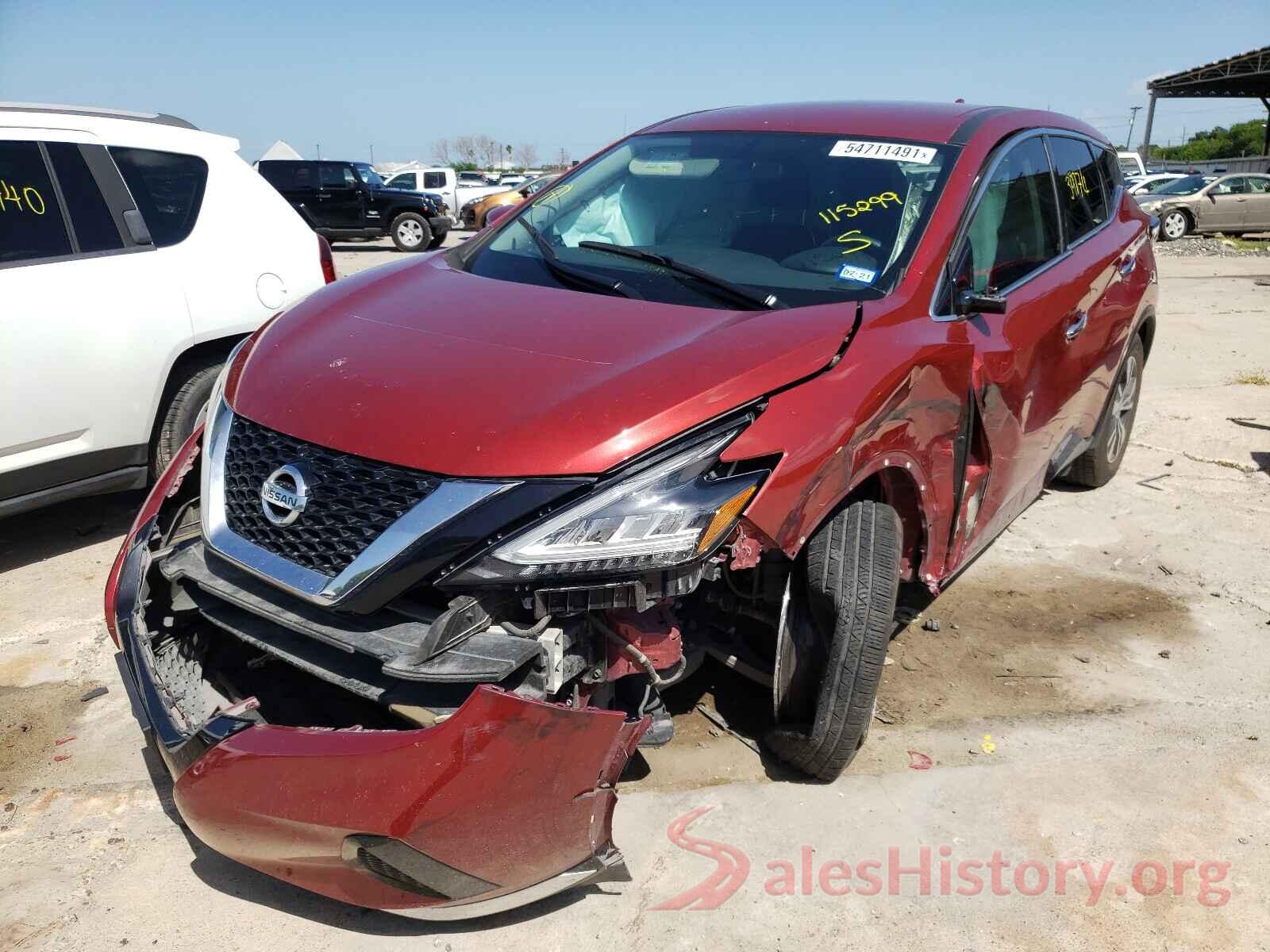 5N1AZ2MJ9KN115299 2019 NISSAN MURANO