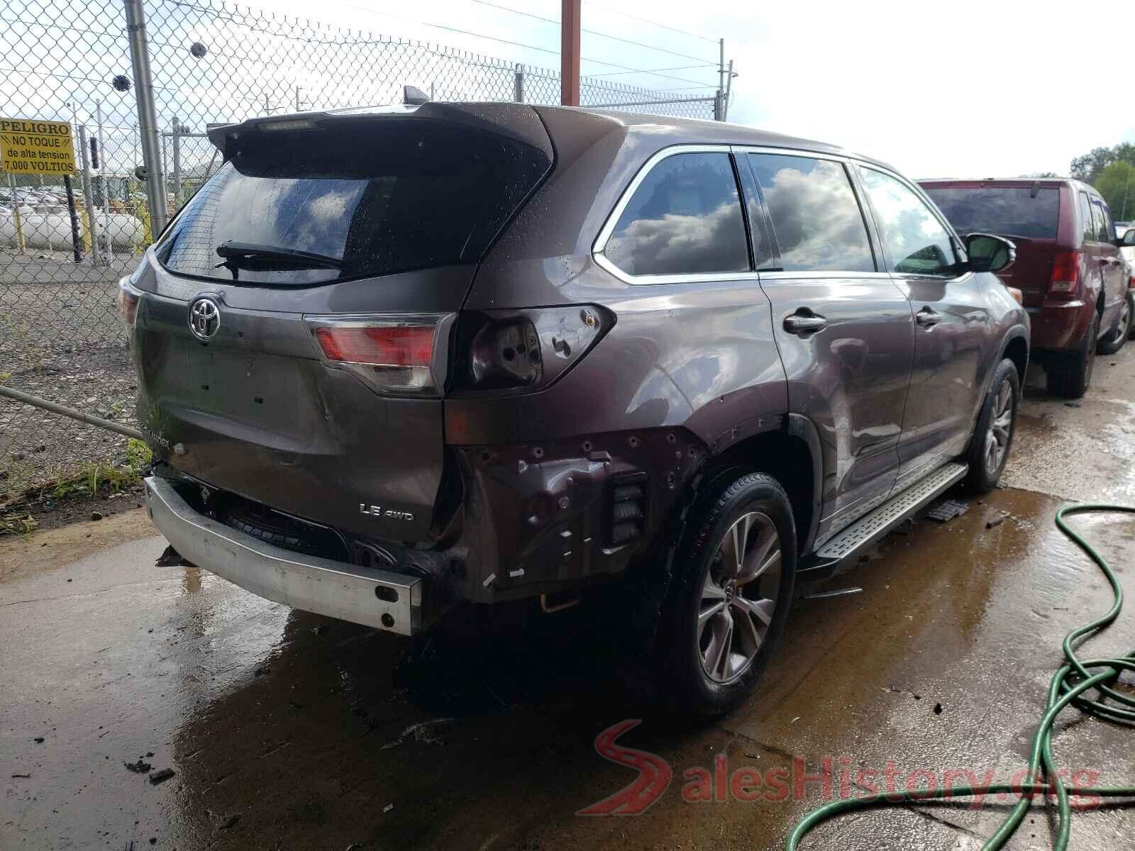 5TDBKRFH0GS295631 2016 TOYOTA HIGHLANDER