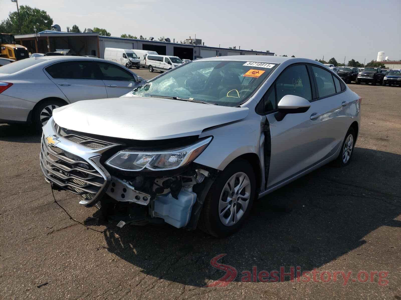 1G1BJ5SM7K7106452 2019 CHEVROLET CRUZE