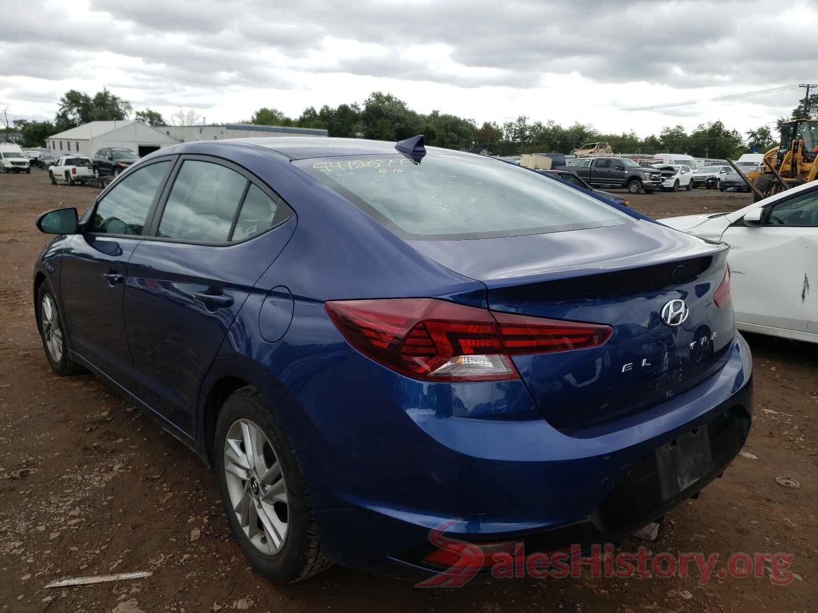 5NPD84LF2LH580537 2020 HYUNDAI ELANTRA