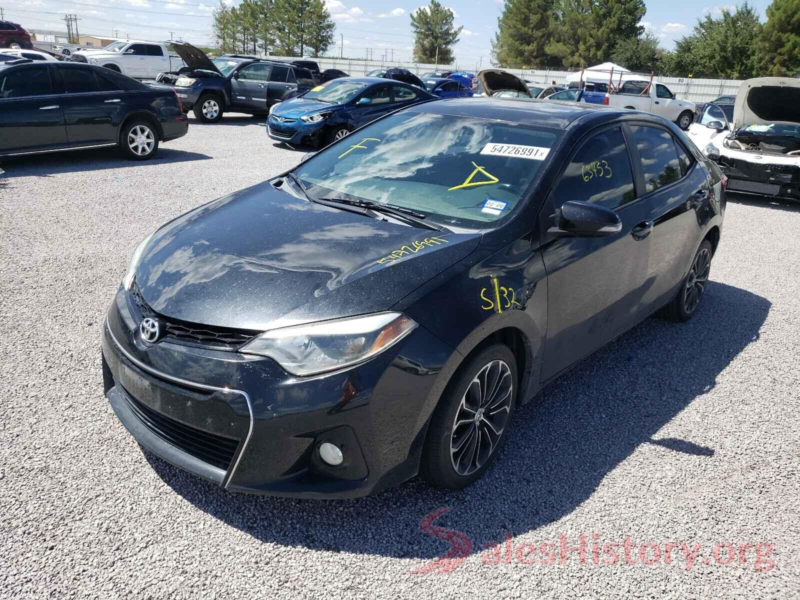 5YFBURHE3GP464269 2016 TOYOTA COROLLA