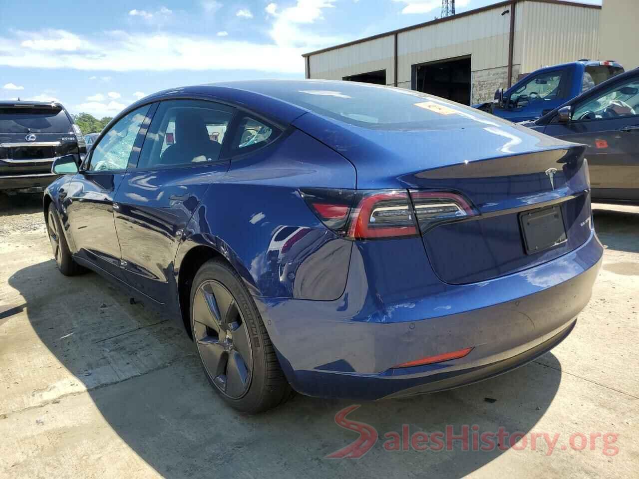 5YJ3E1EB0NF159298 2022 TESLA MODEL 3