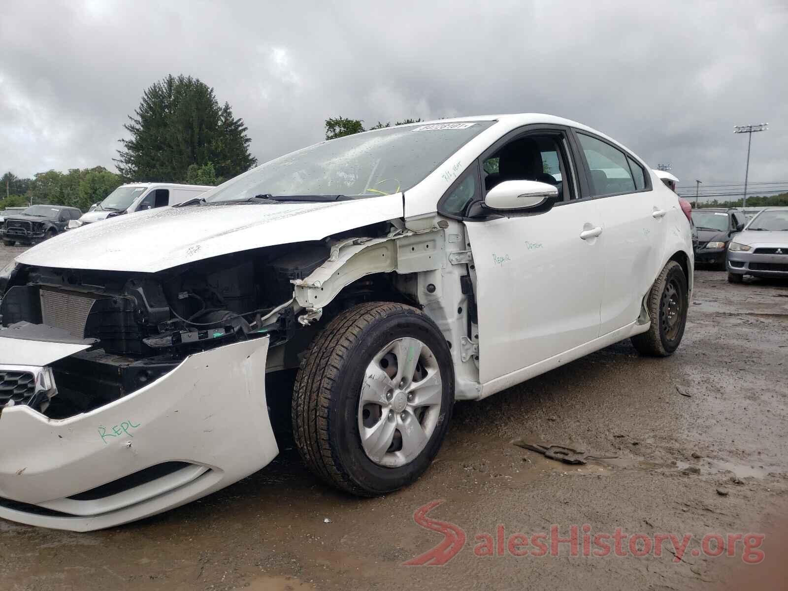 KNAFX4A6XG5535377 2016 KIA FORTE