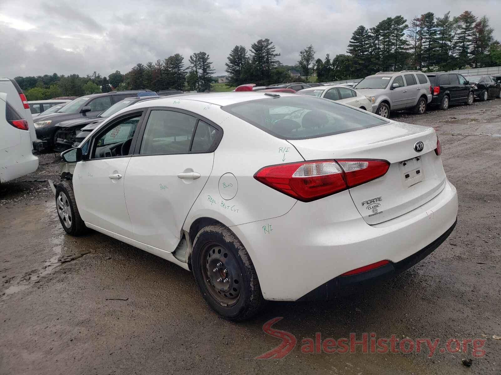 KNAFX4A6XG5535377 2016 KIA FORTE