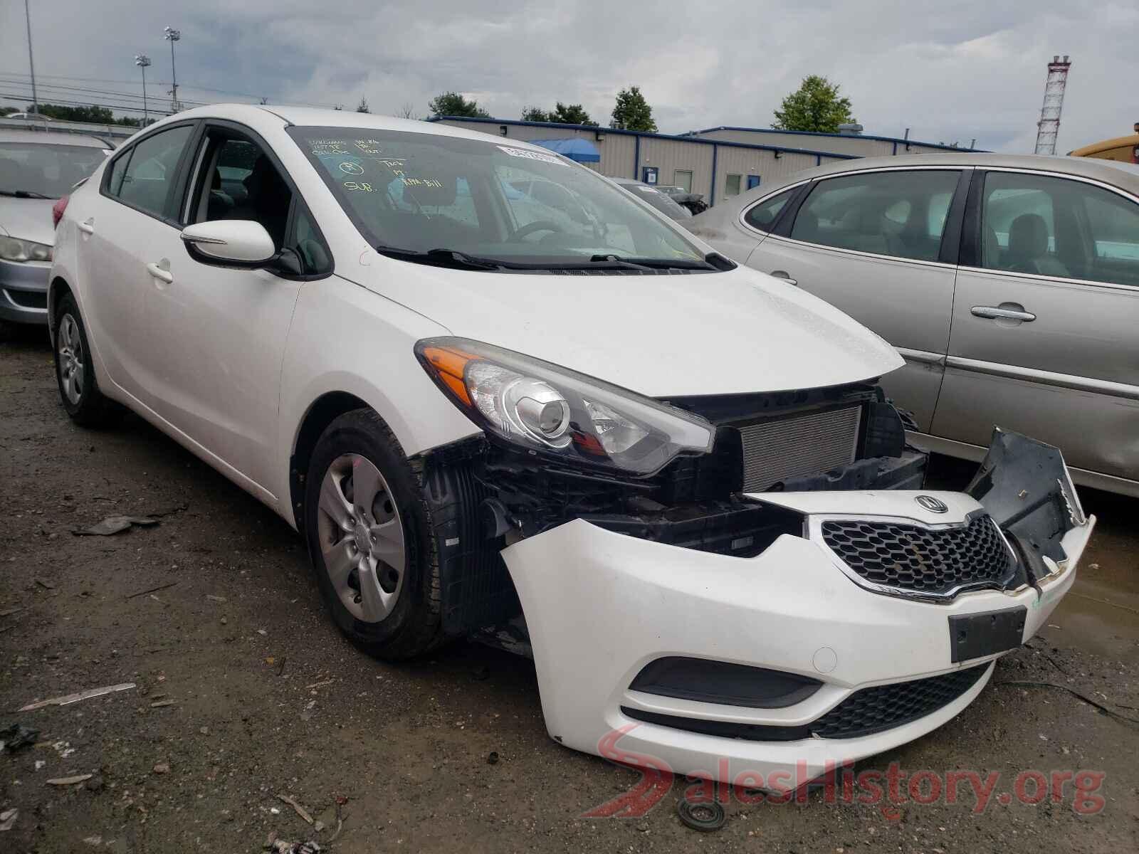 KNAFX4A6XG5535377 2016 KIA FORTE