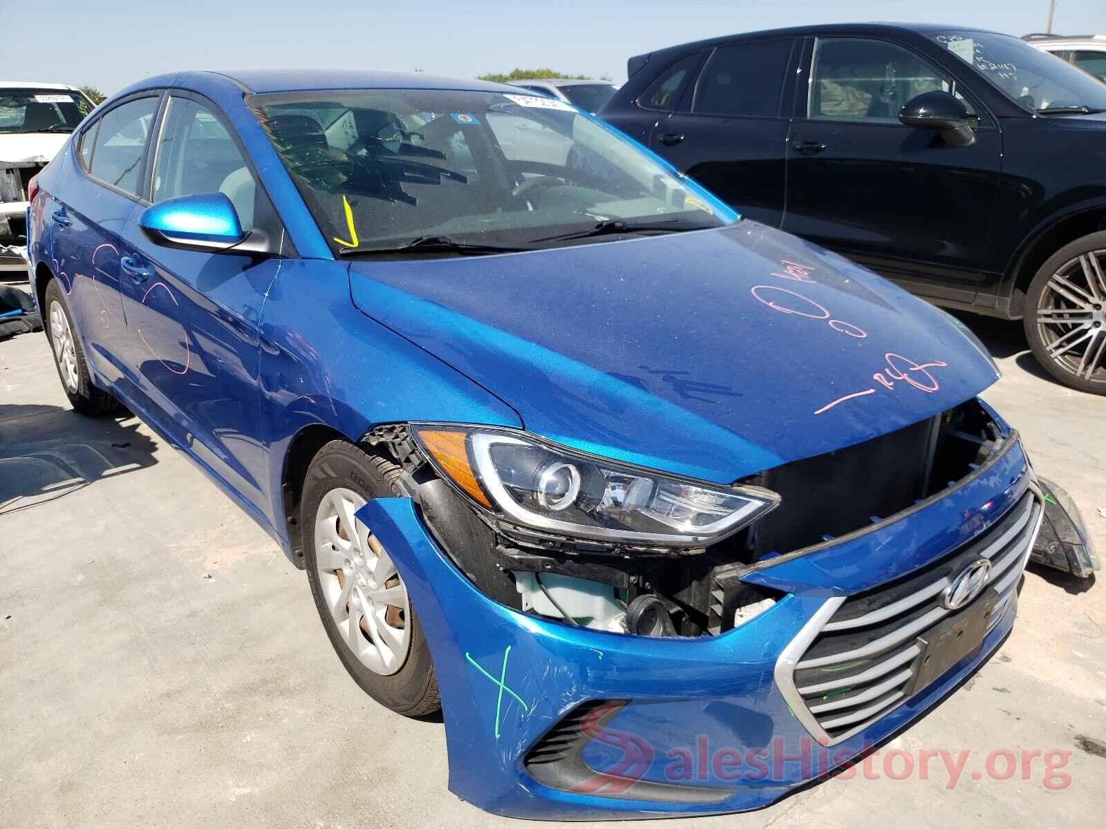 5NPD74LF5HH200200 2017 HYUNDAI ELANTRA