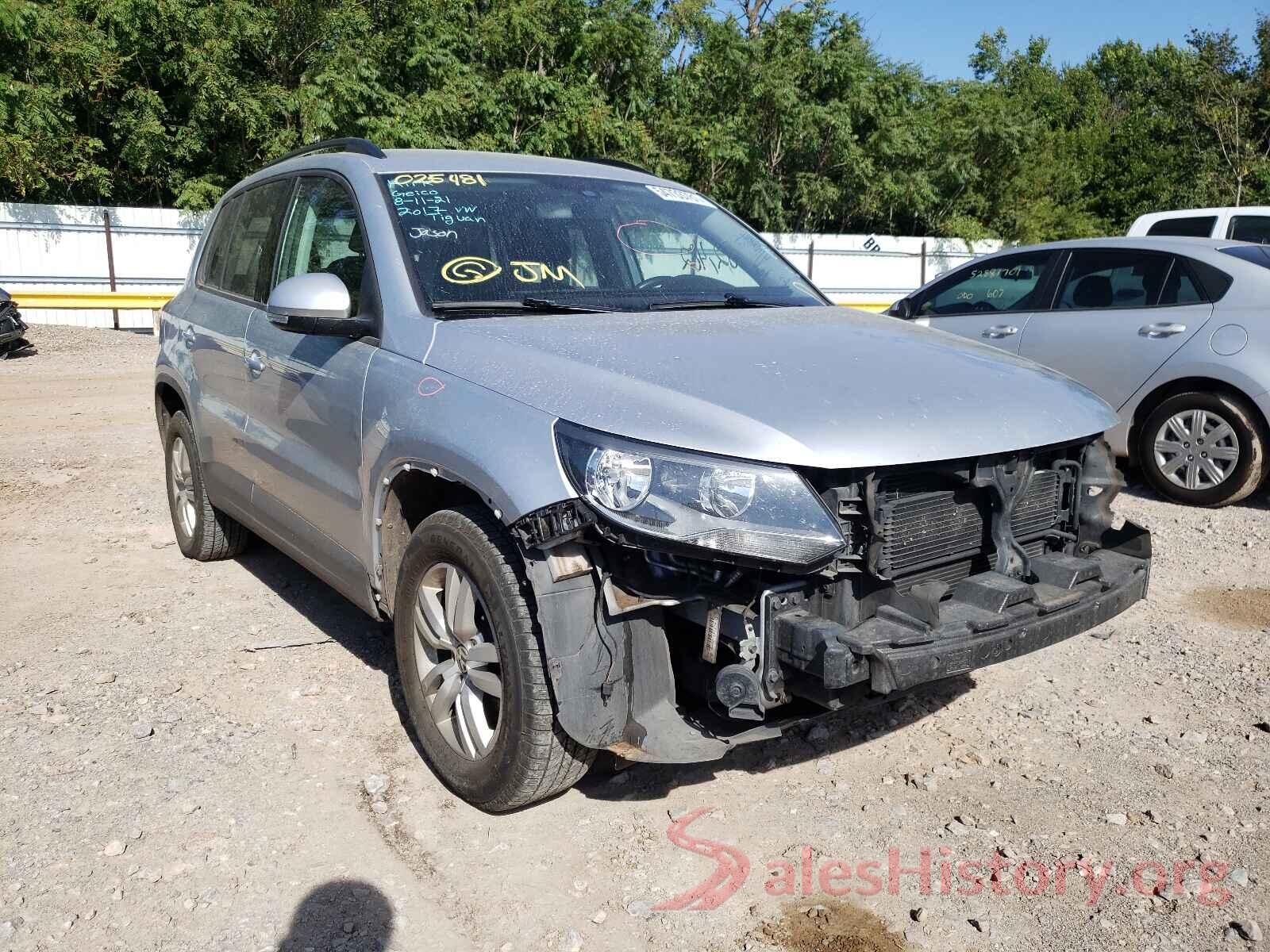 WVGBV7AX8HK025481 2017 VOLKSWAGEN TIGUAN