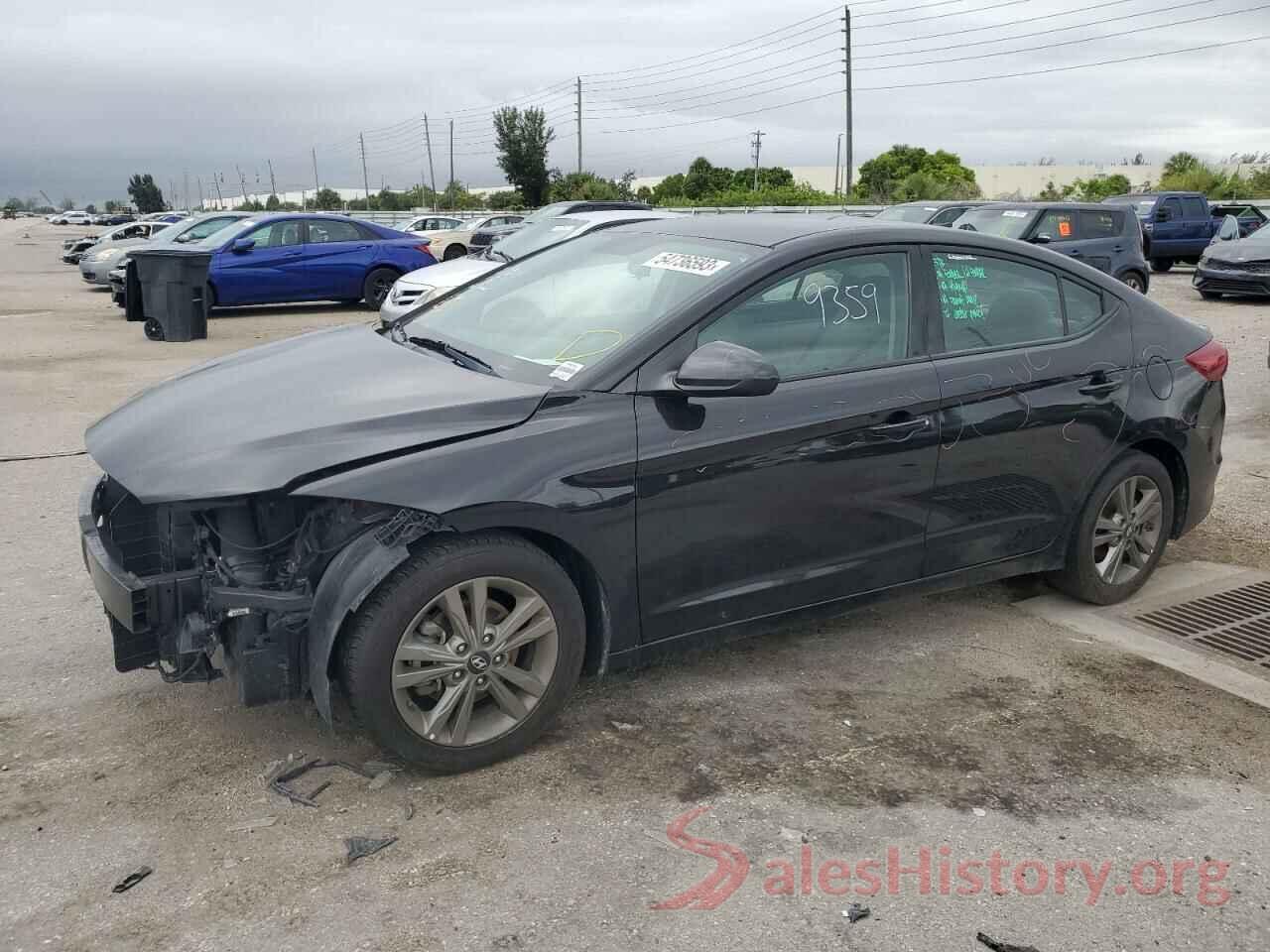 5NPD84LF4JH312909 2018 HYUNDAI ELANTRA