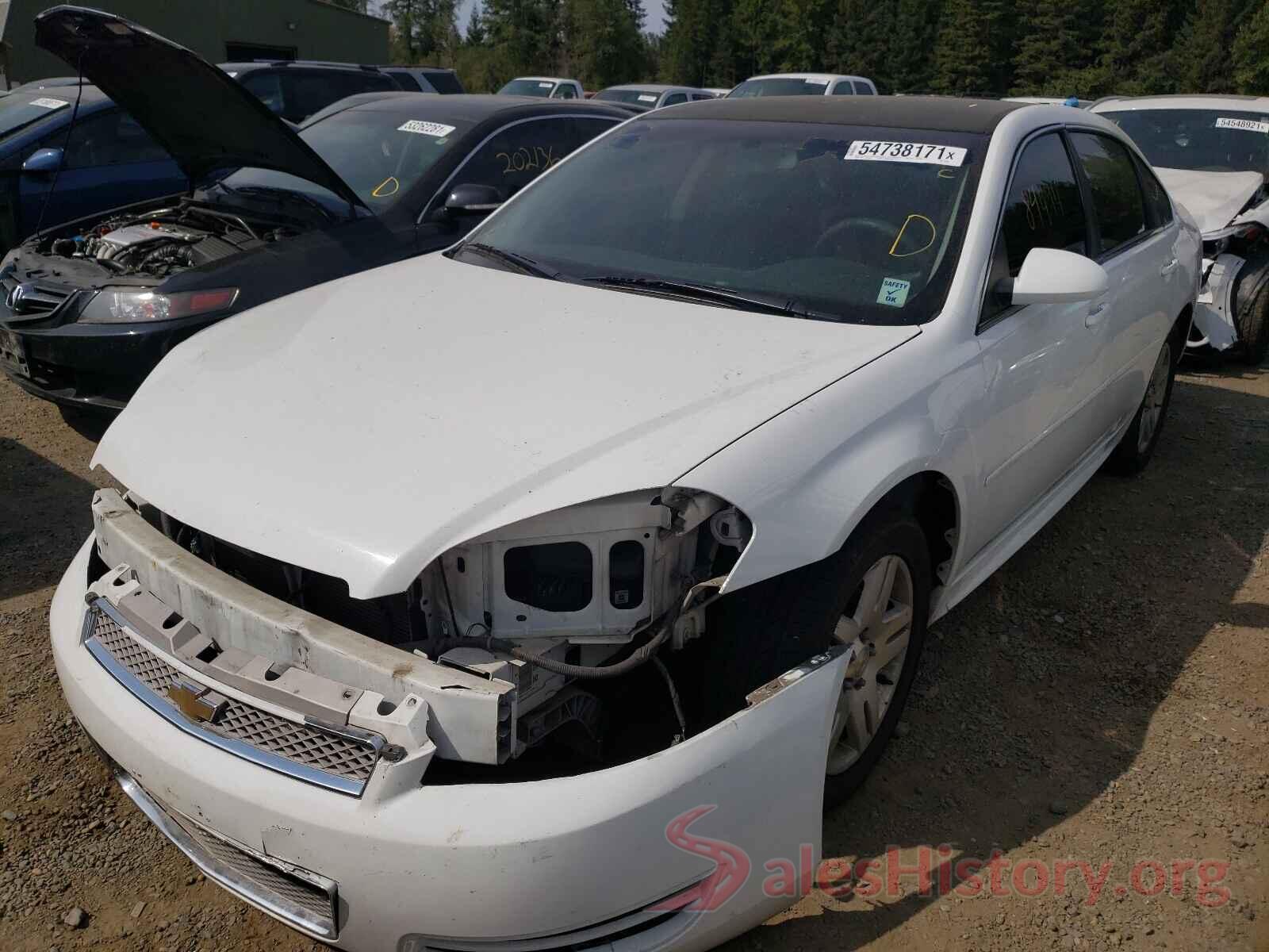 2G1WB5E37G1103699 2016 CHEVROLET IMPALA