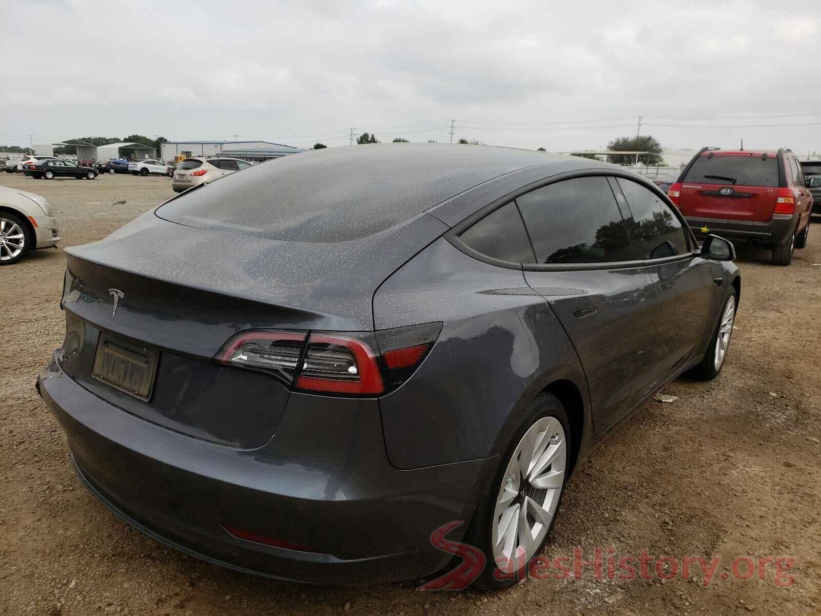 5YJ3E1EA8MF936459 2021 TESLA MODEL 3