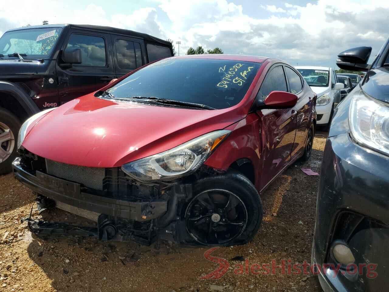 KMHDH4AE6FU423545 2015 HYUNDAI ELANTRA