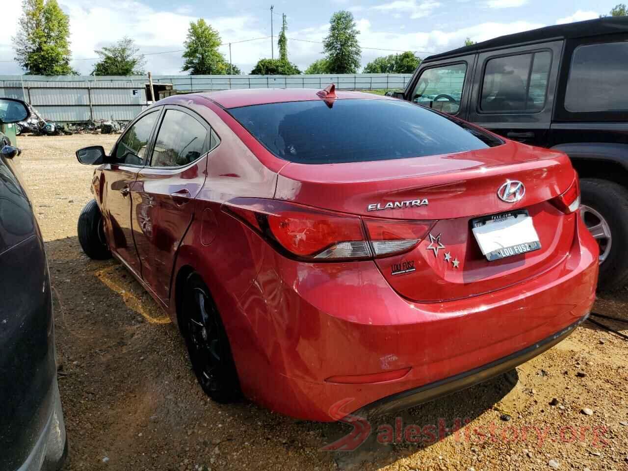 KMHDH4AE6FU423545 2015 HYUNDAI ELANTRA