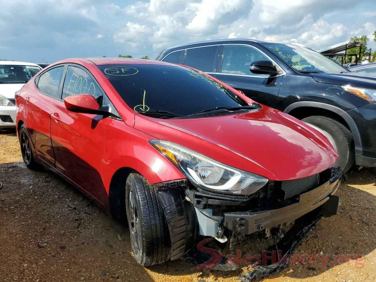 KMHDH4AE6FU423545 2015 HYUNDAI ELANTRA