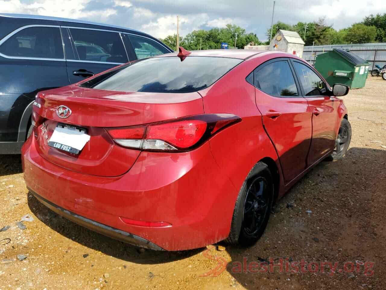 KMHDH4AE6FU423545 2015 HYUNDAI ELANTRA