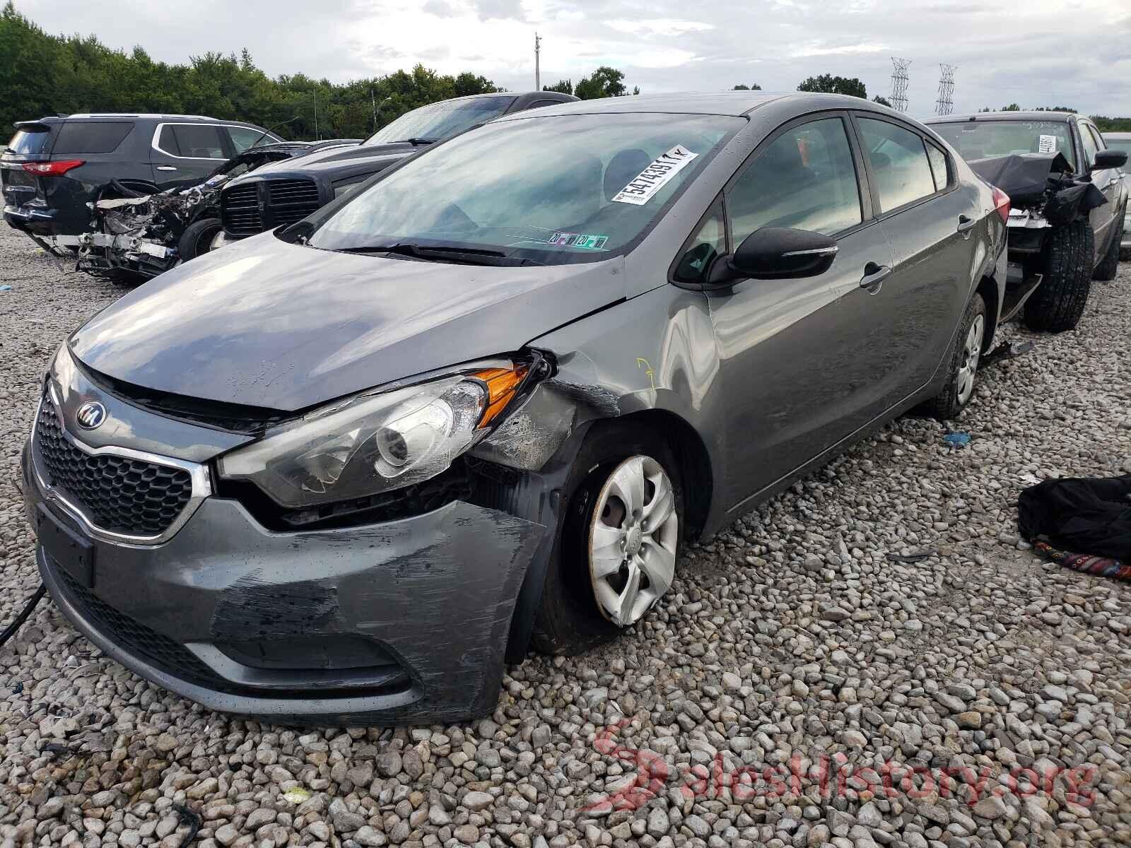 KNAFX4A64G5527159 2016 KIA FORTE