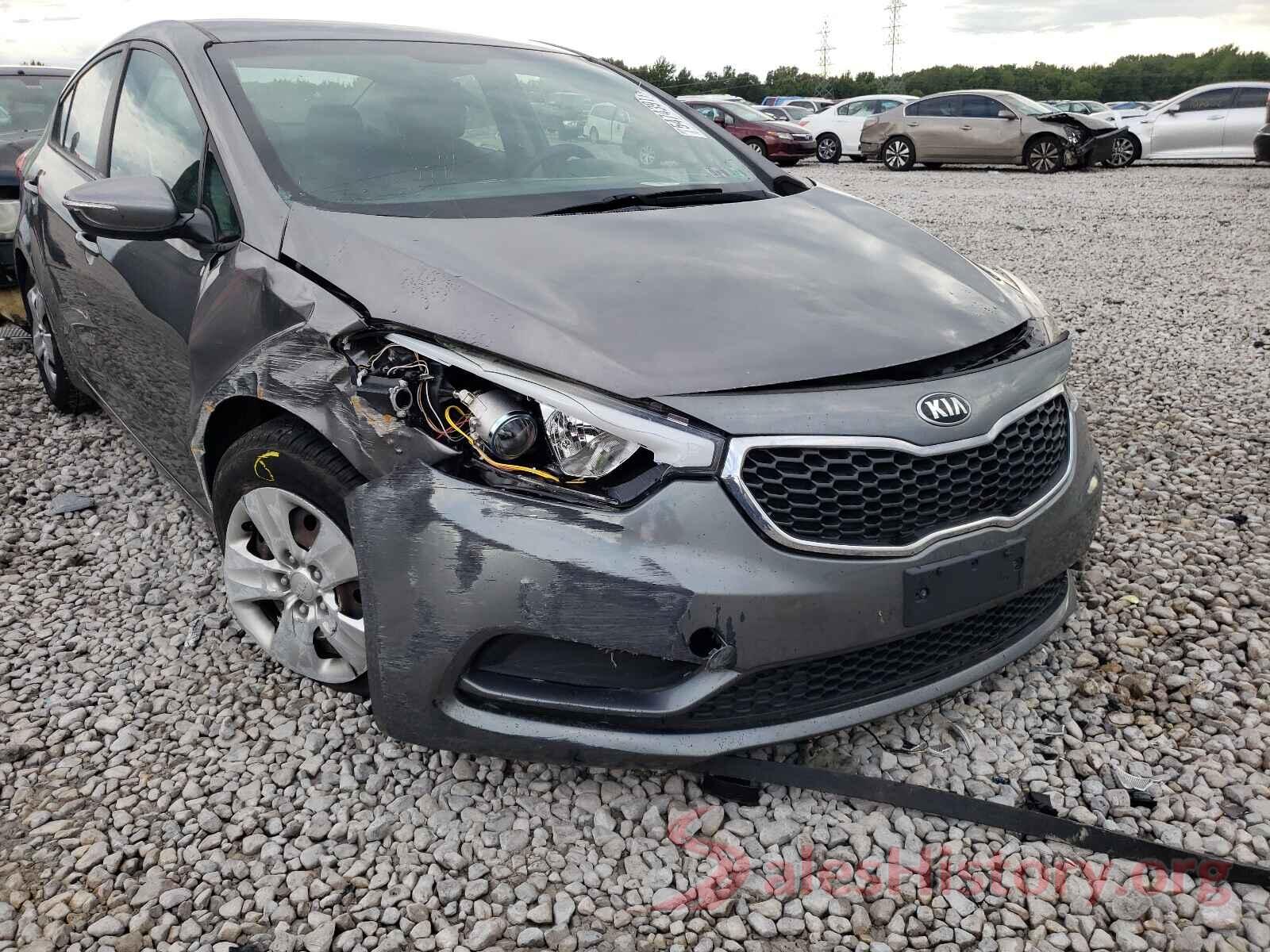 KNAFX4A64G5527159 2016 KIA FORTE