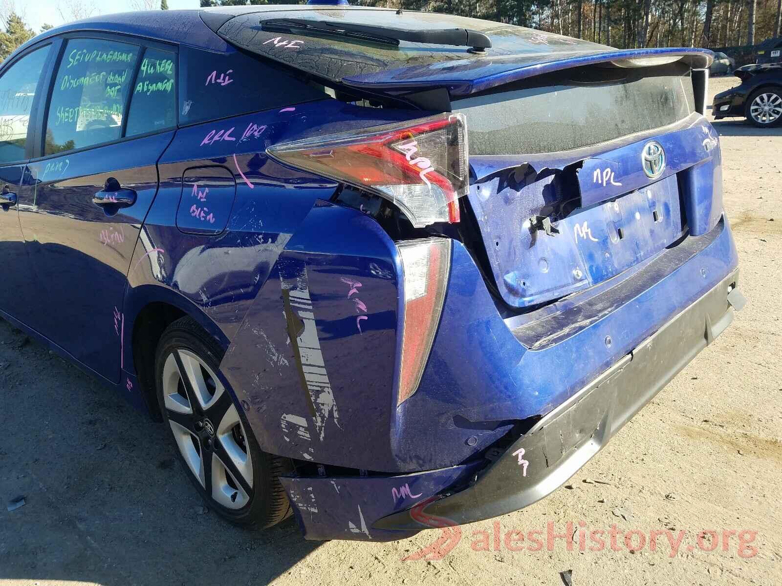 JTDKARFU3H3054374 2017 TOYOTA PRIUS