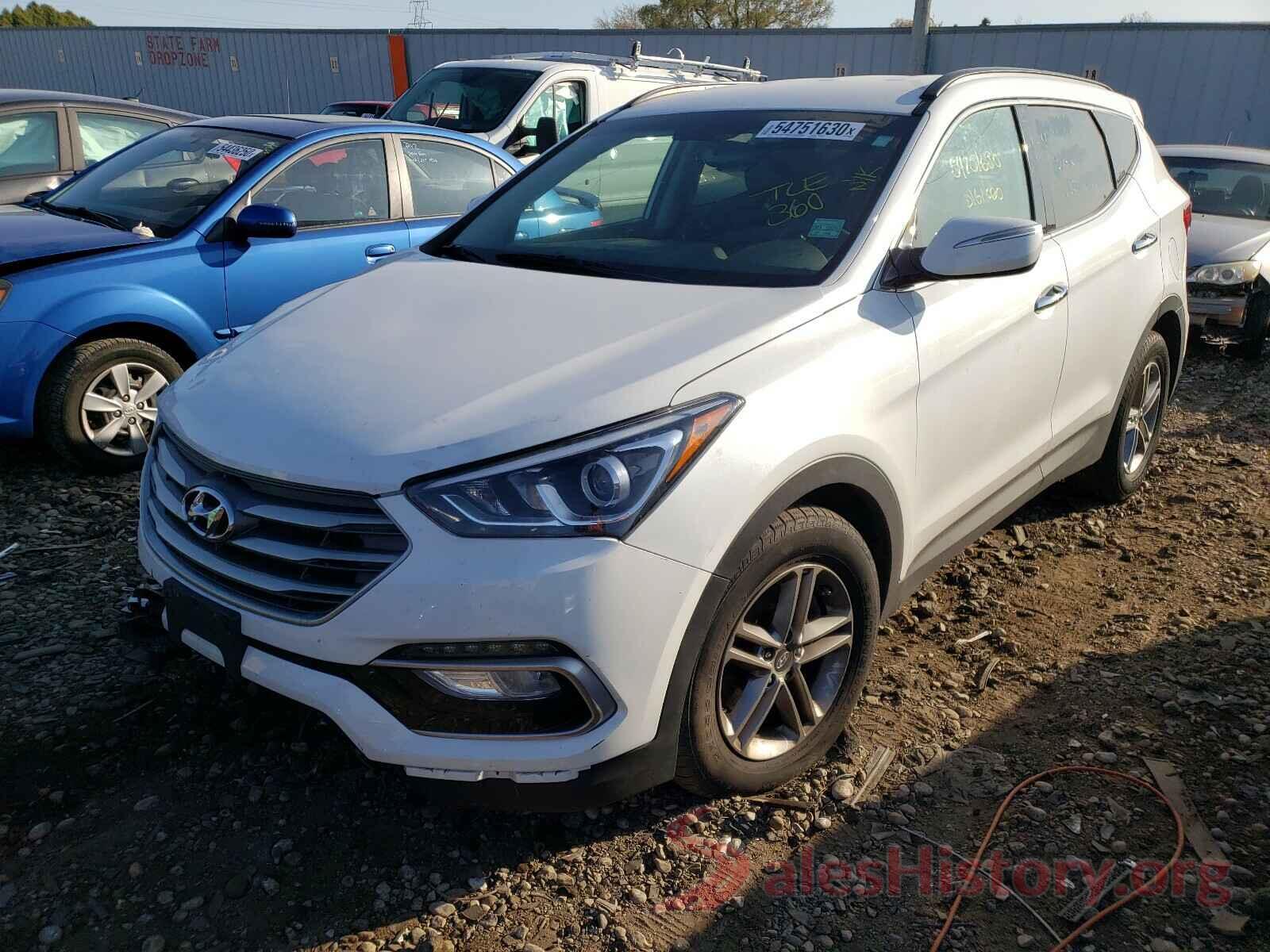 5XYZUDLB8JG532821 2018 HYUNDAI SANTA FE