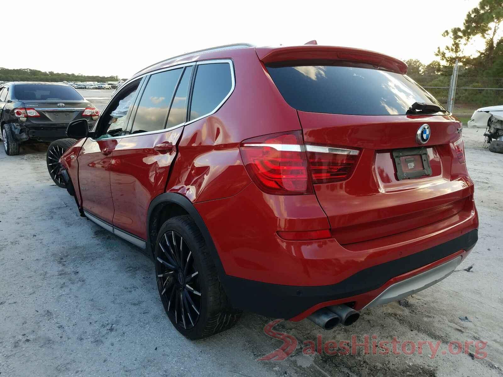 5UXWZ7C53G0R33223 2016 BMW X3