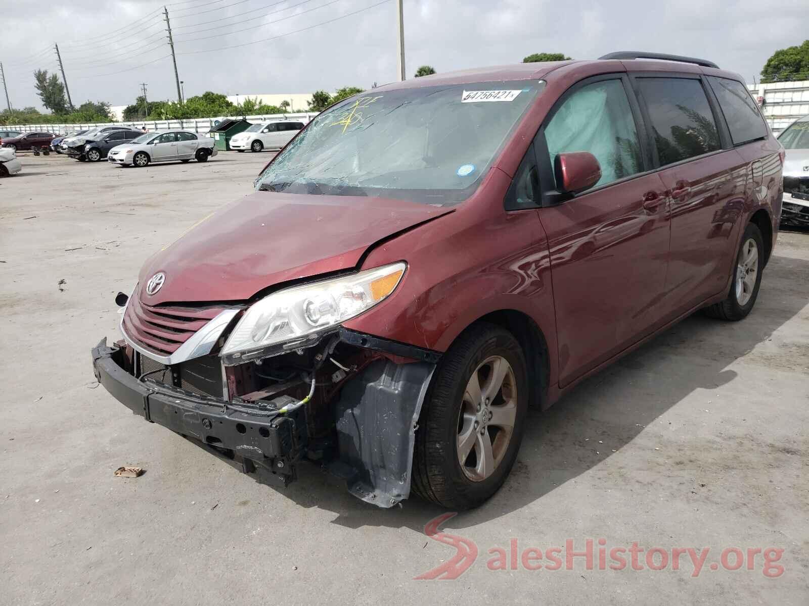 5TDKZ3DC7HS802896 2017 TOYOTA SIENNA