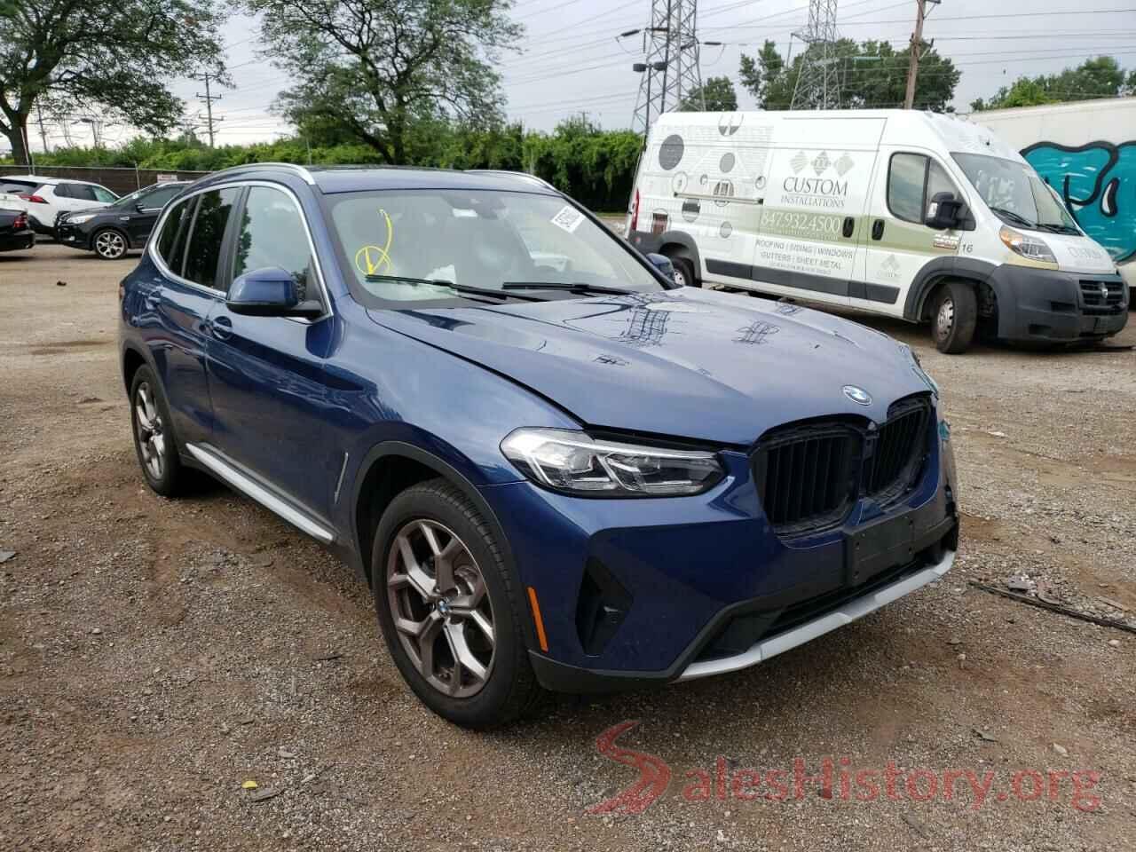 WBX57DP00NN145230 2022 BMW X3