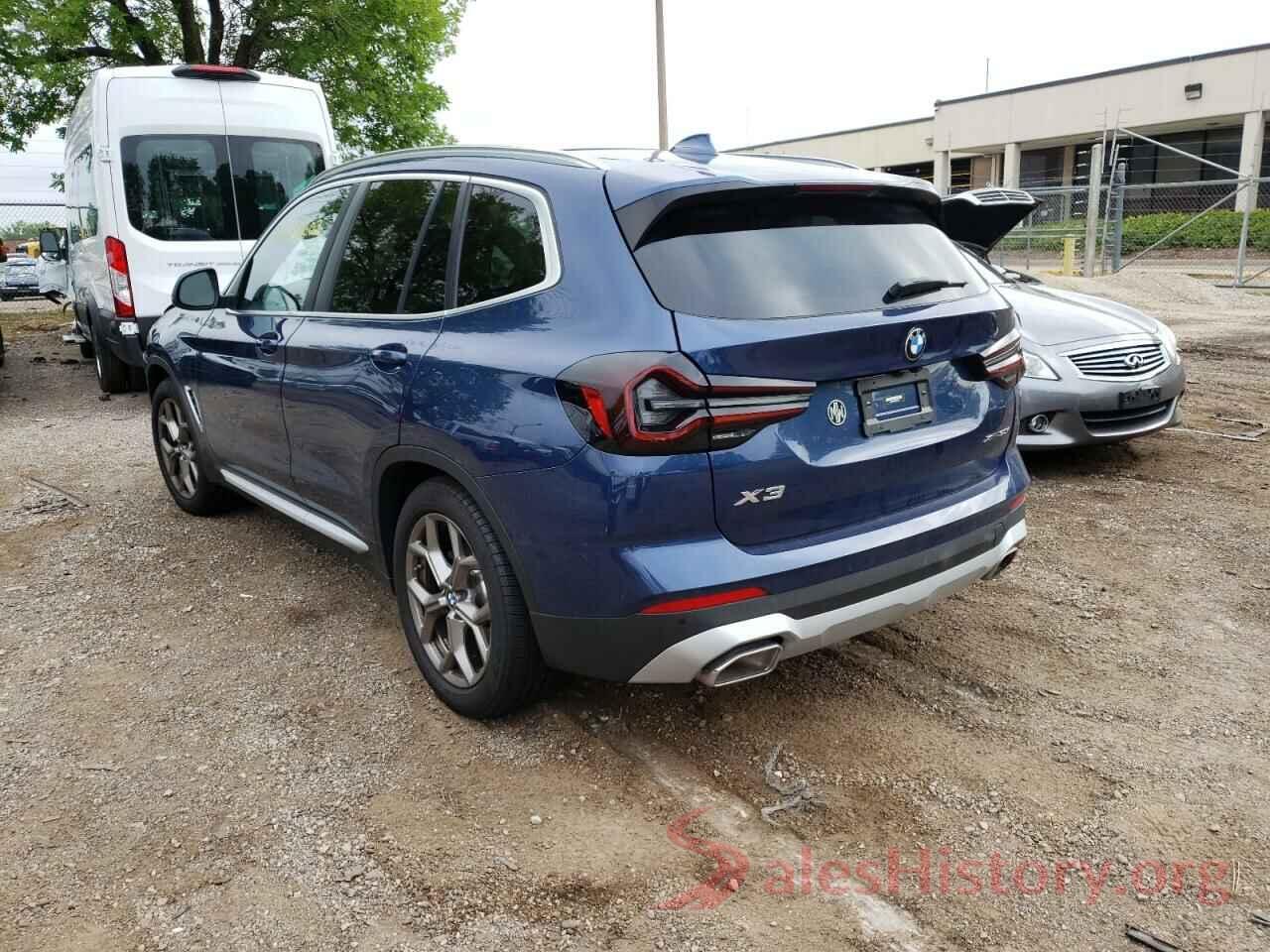 WBX57DP00NN145230 2022 BMW X3