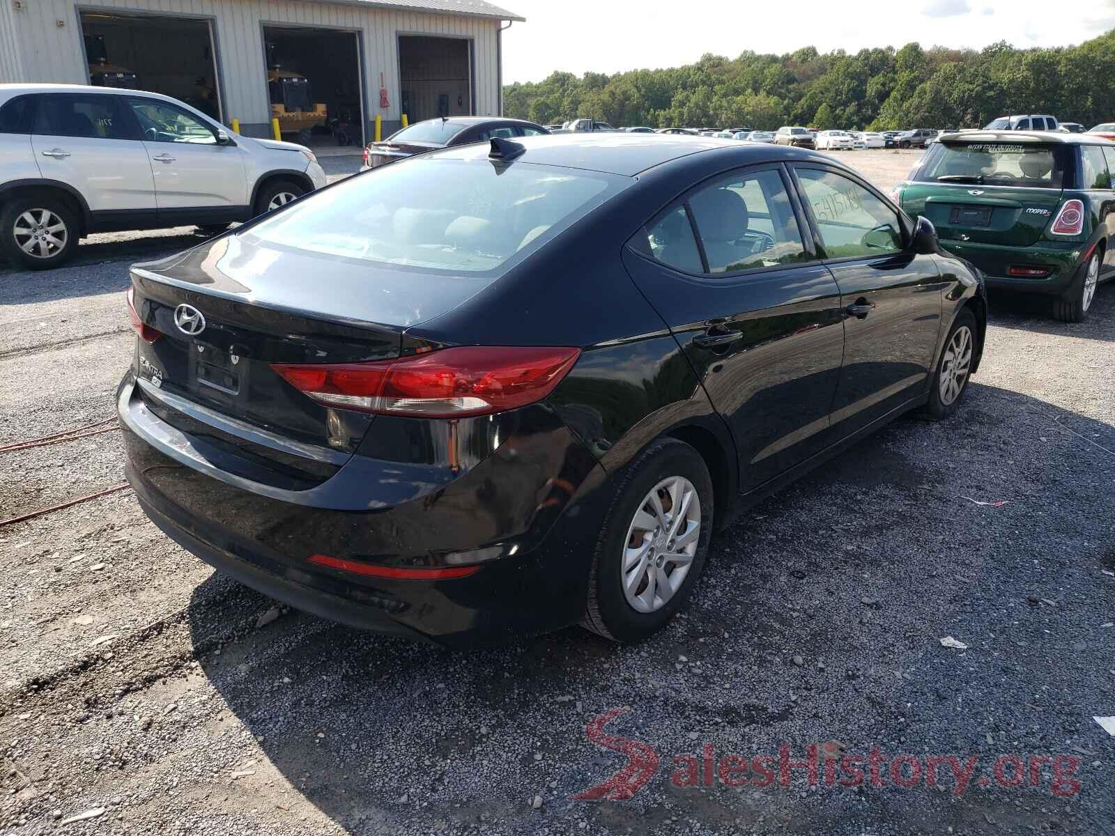 5NPD74LF8HH143121 2017 HYUNDAI ELANTRA