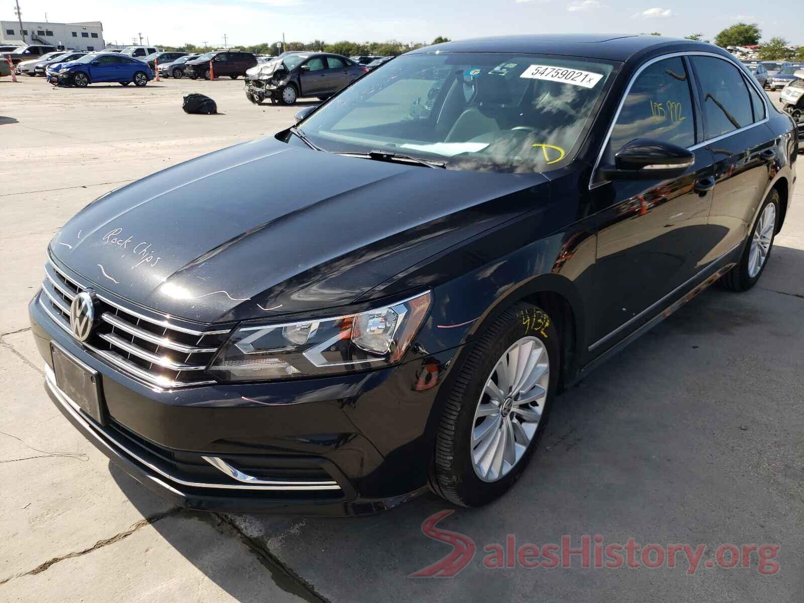 1VWBS7A34GC031598 2016 VOLKSWAGEN PASSAT