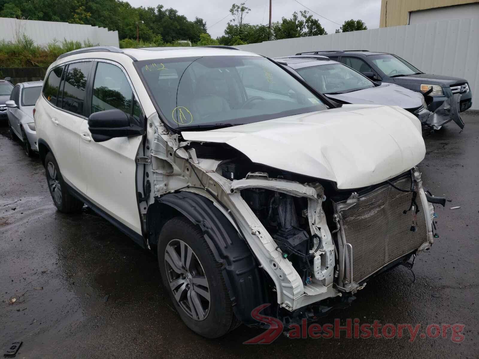 5FNYF6H77GB039038 2016 HONDA PILOT