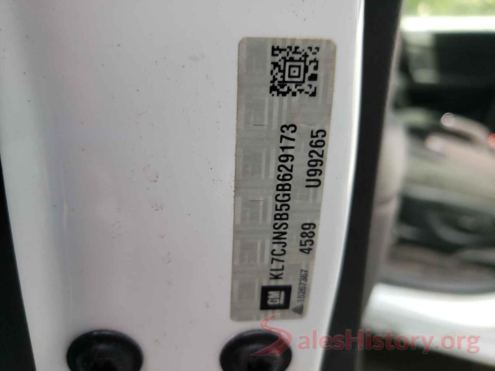 KL7CJNSB5GB629173 2016 CHEVROLET TRAX