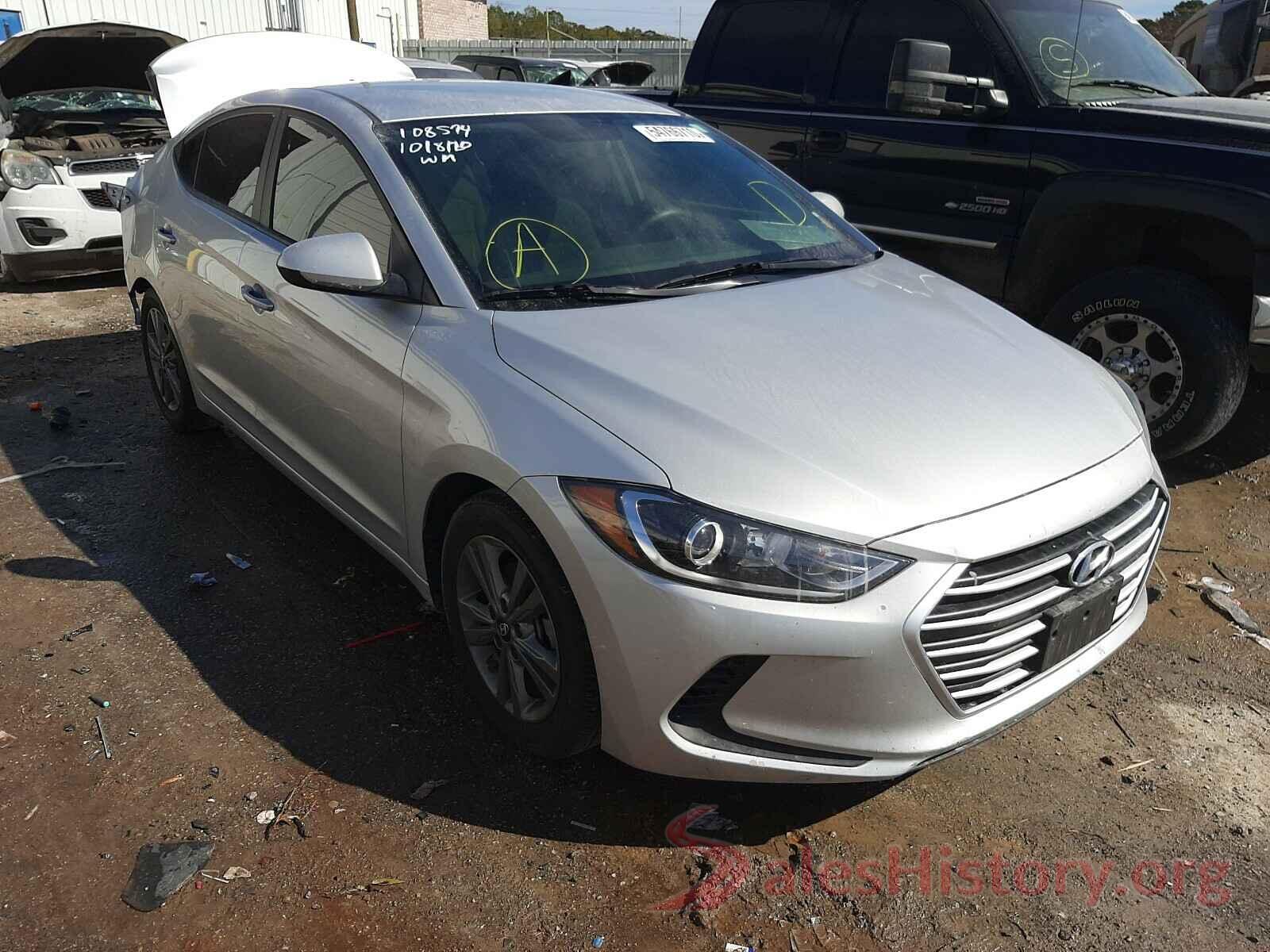 5NPD84LF5JH267852 2018 HYUNDAI ELANTRA