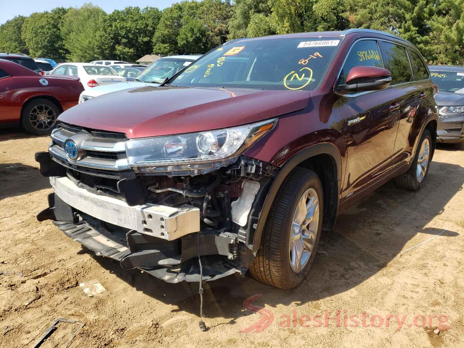 5TDDGRFHXHS031456 2017 TOYOTA HIGHLANDER