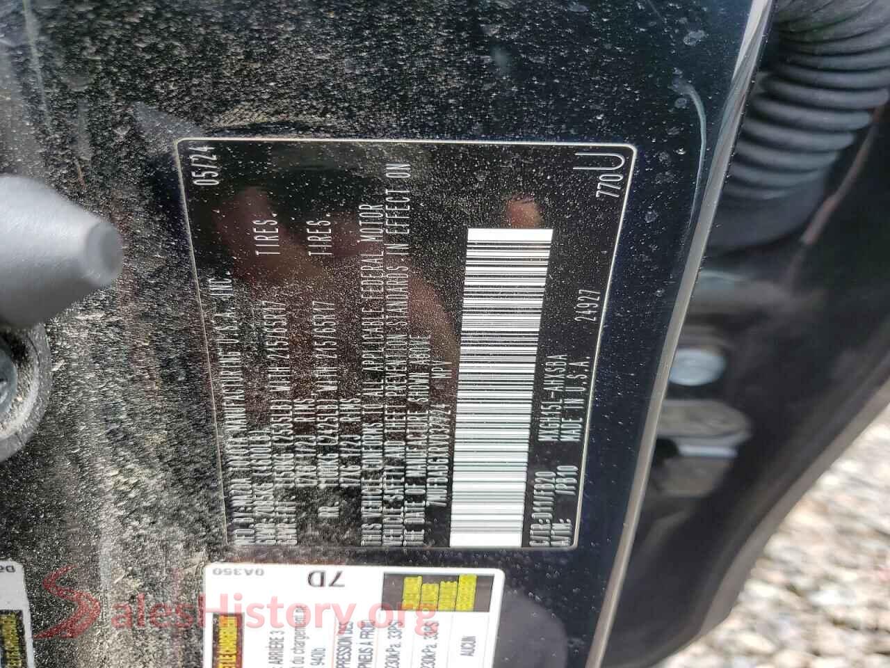 2024 TOYOTA COROLLA VIN 7MUFBABGXRV037724, wheel and tire