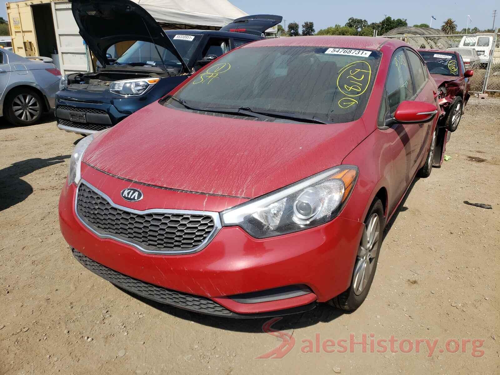 KNAFX4A62G5558619 2016 KIA FORTE