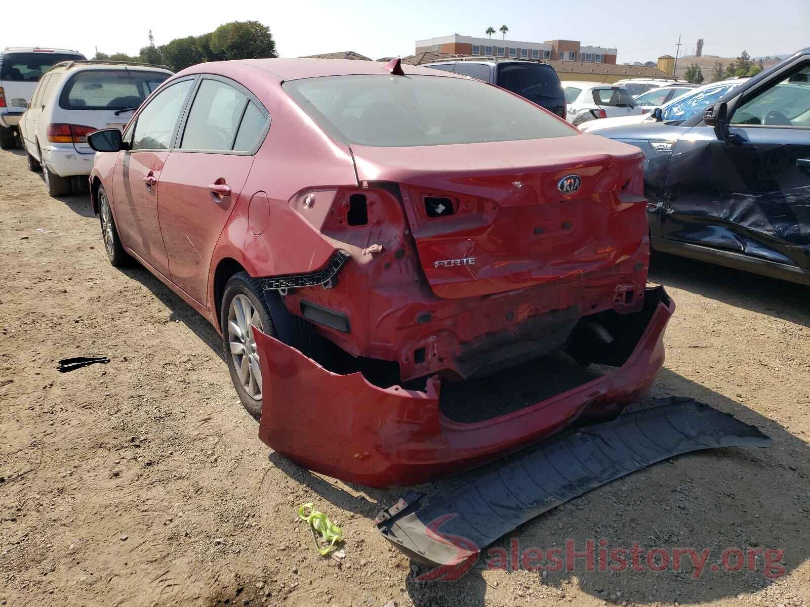 KNAFX4A62G5558619 2016 KIA FORTE