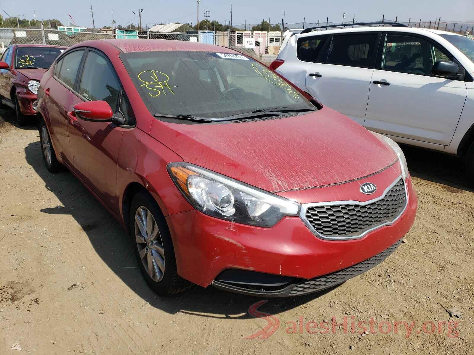 KNAFX4A62G5558619 2016 KIA FORTE