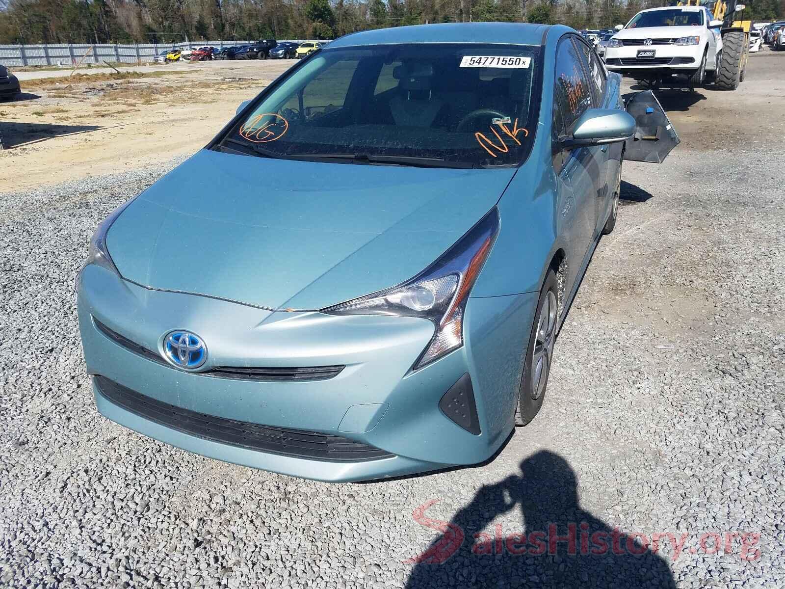 JTDKARFU3G3017887 2016 TOYOTA PRIUS