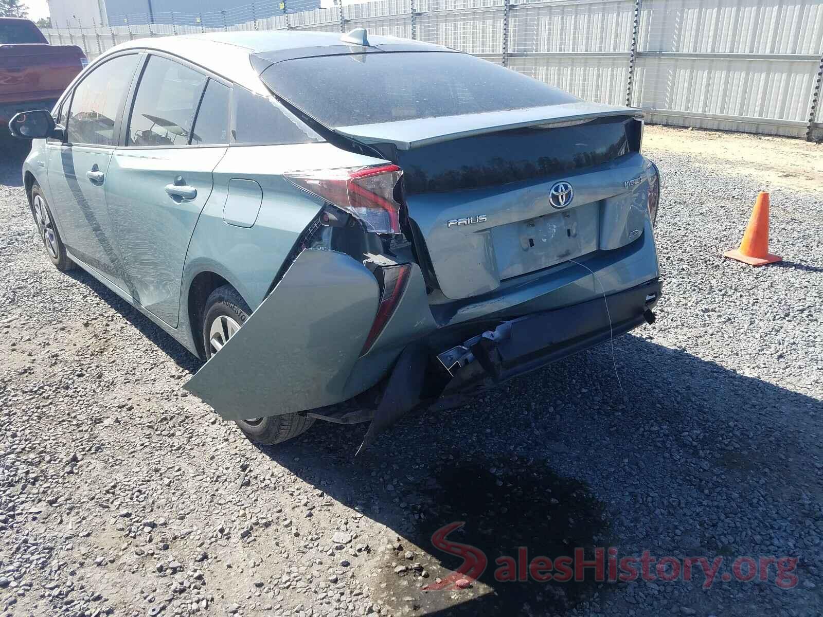 JTDKARFU3G3017887 2016 TOYOTA PRIUS