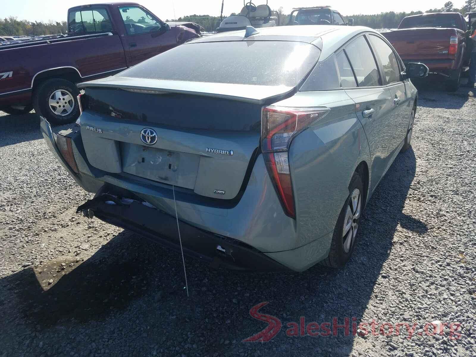 JTDKARFU3G3017887 2016 TOYOTA PRIUS