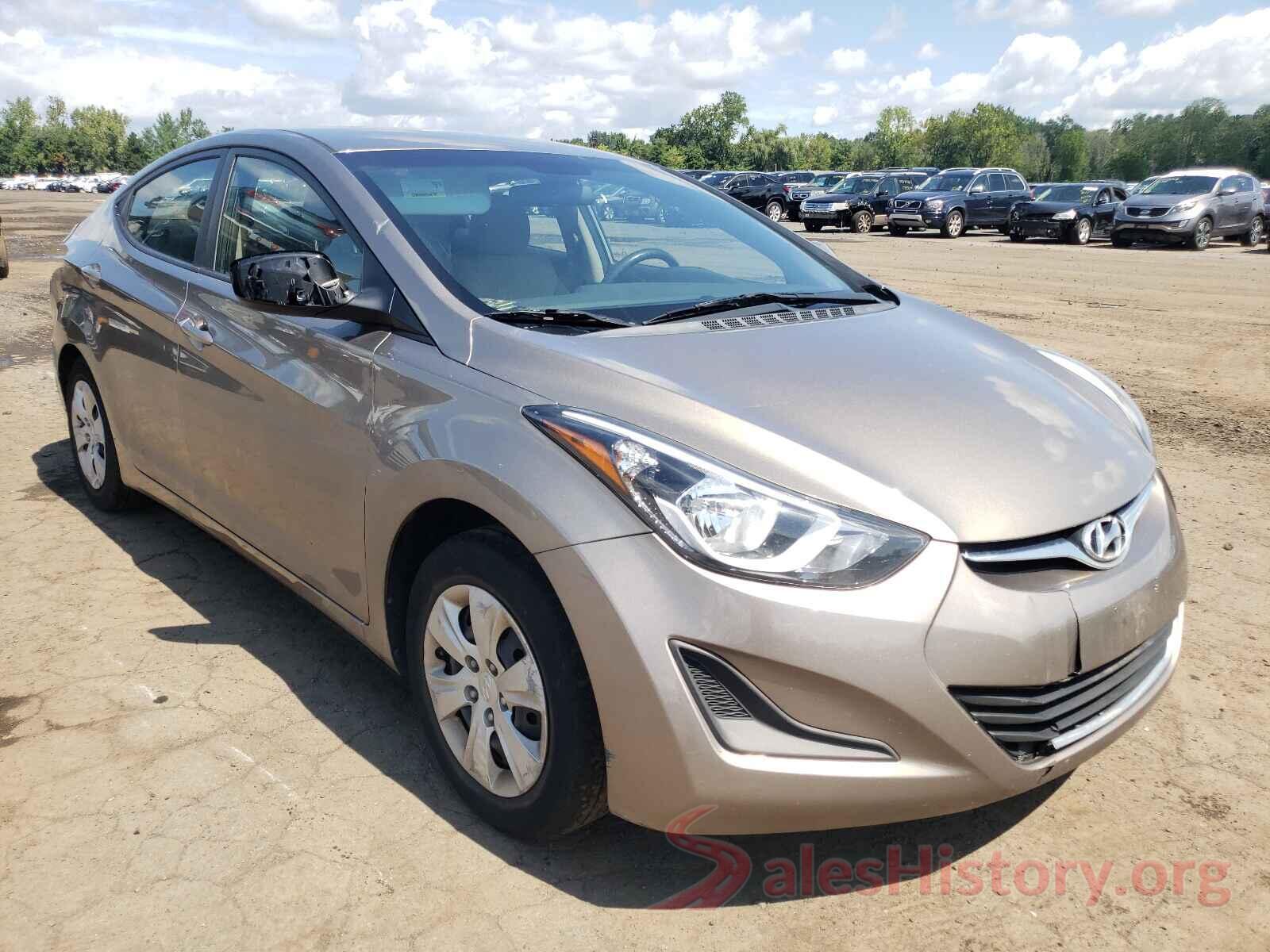 5NPDH4AE8GH779981 2016 HYUNDAI ELANTRA