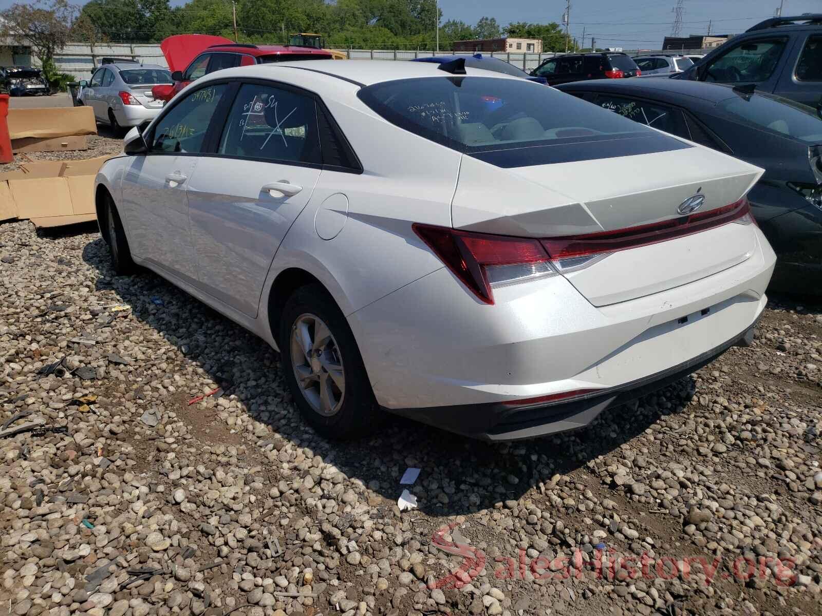 5NPLL4AG7MH043296 2021 HYUNDAI ELANTRA