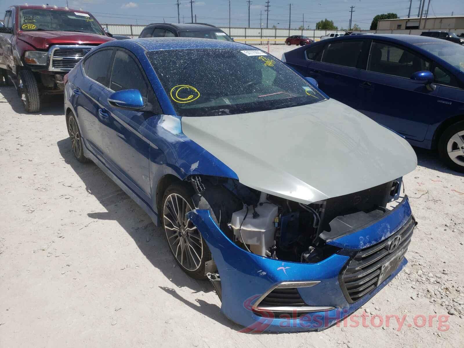 KMHD04LB8HU318955 2017 HYUNDAI ELANTRA