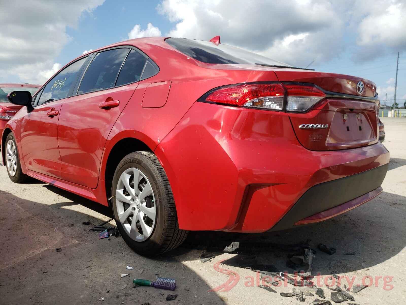 5YFEPRAE7LP101532 2020 TOYOTA COROLLA