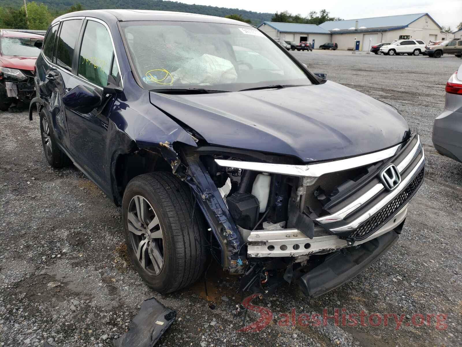 5FNYF6H59GB010476 2016 HONDA PILOT