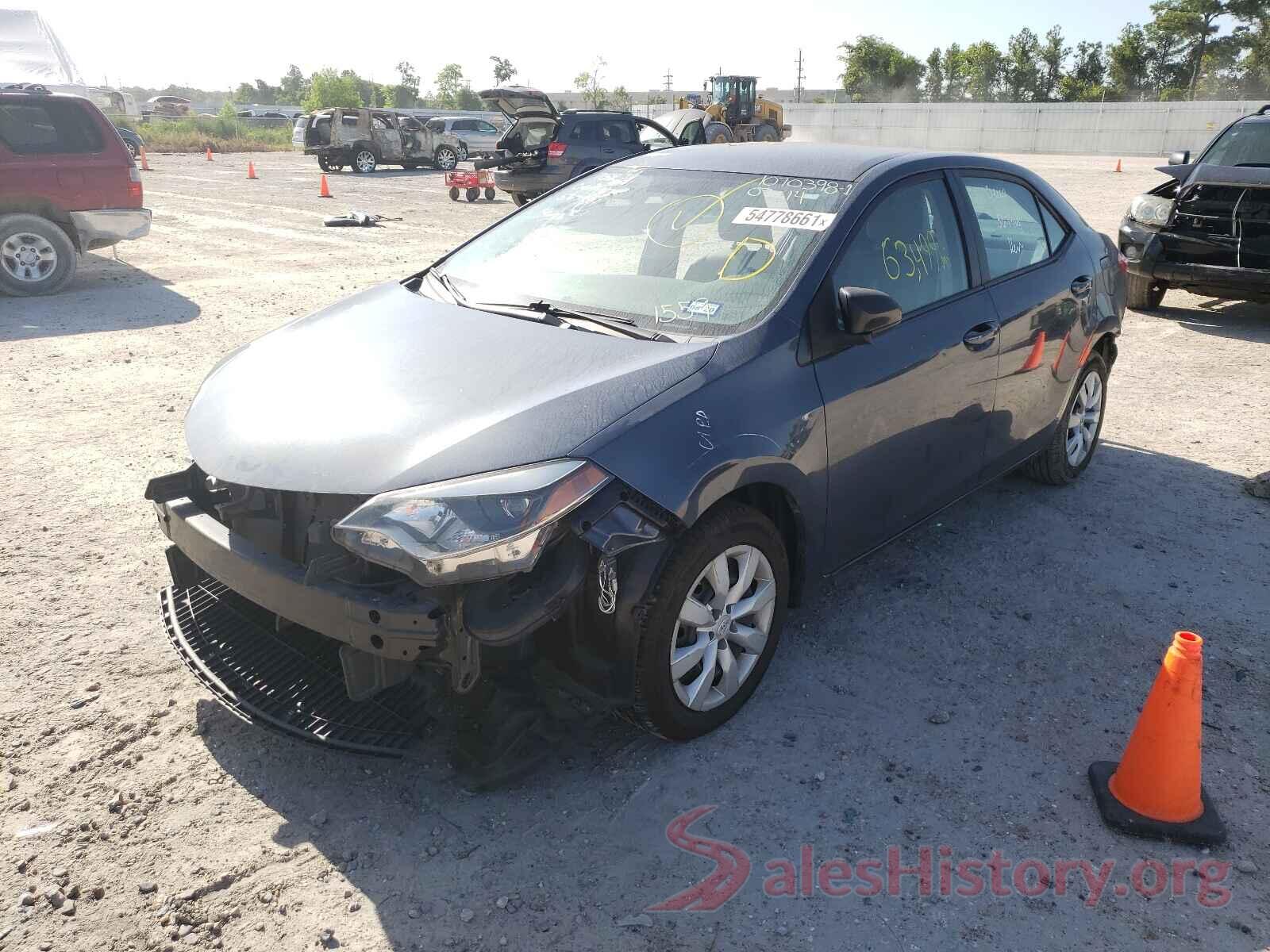 5YFBURHE8GP461559 2016 TOYOTA COROLLA