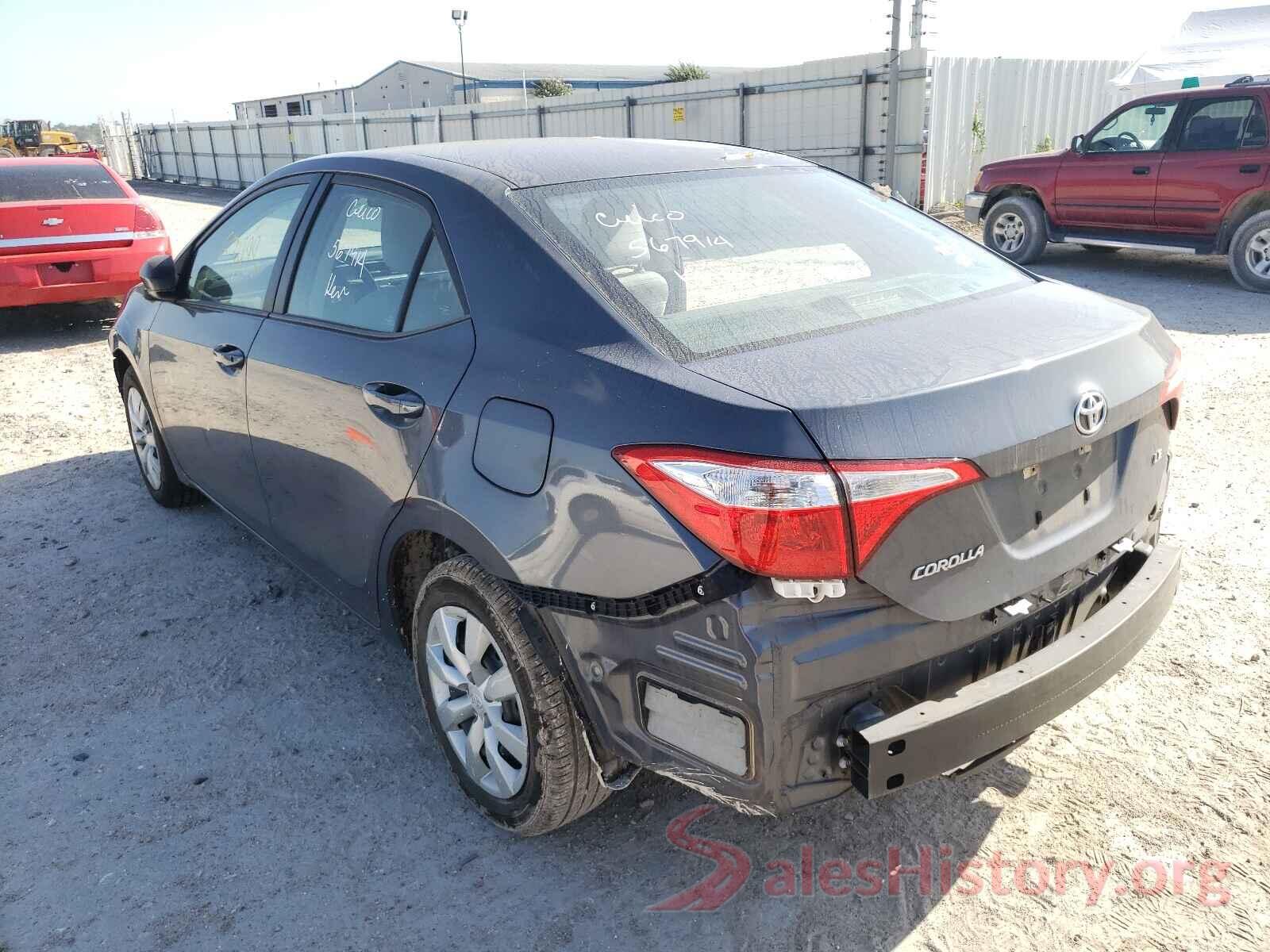 5YFBURHE8GP461559 2016 TOYOTA COROLLA