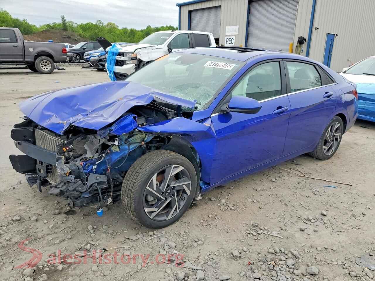 2025 HYUNDAI ELANTRA VIN KMHLS4DG8SU859169, auction photo