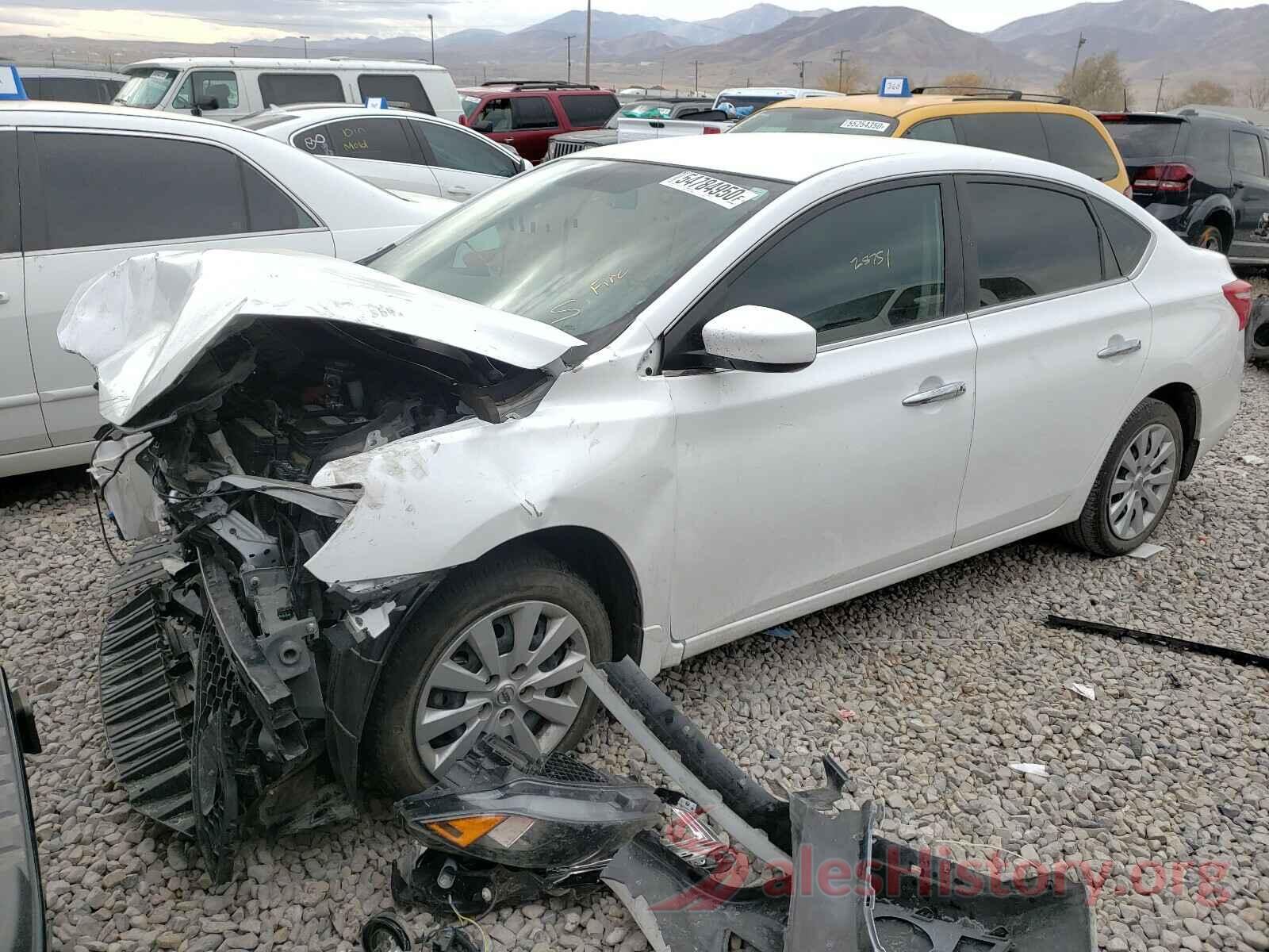 3N1AB7AP6KY334001 2019 NISSAN SENTRA