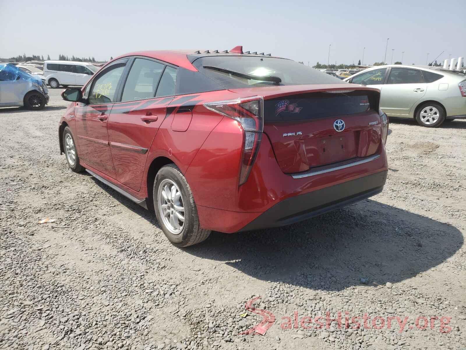 JTDKBRFU5G3519426 2016 TOYOTA PRIUS